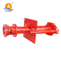 Pompe de boue de puisard submersible centrifuge de veste rouge